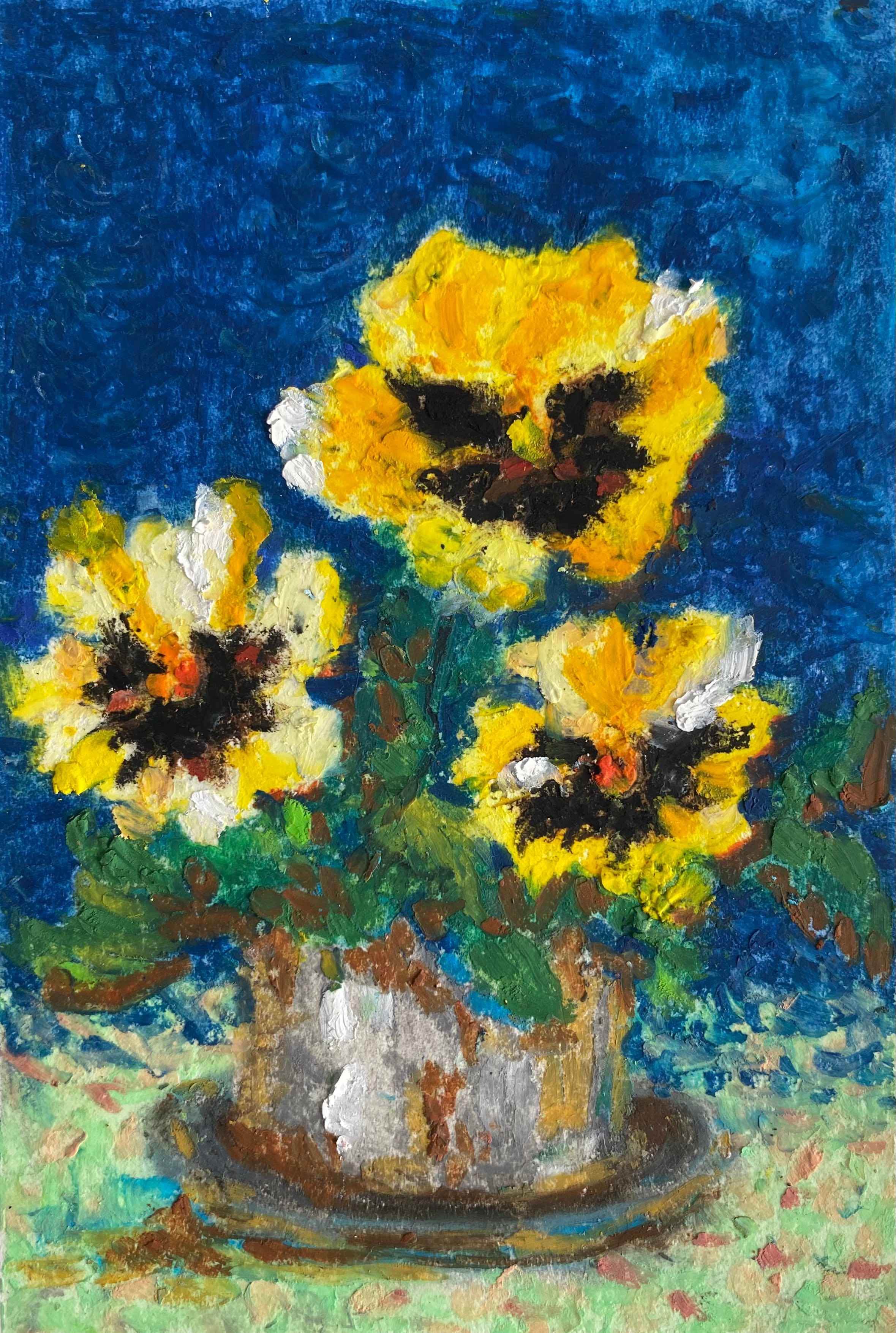 Yellow Pansies